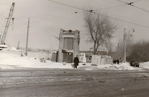Куйбышев. Улица Ново-Садовая (пересечение с Осипенко) - 17 марта 1968 г.