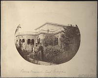 Кумысолечебница доктора Постникова. В парке у курзала.